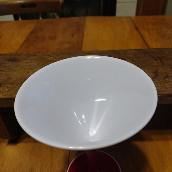 Red Cup Living Reusable Cocktail Cup 12 Oz  Red Stem Barware Plastic BPA Free - Picture 4 of 4